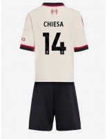 Liverpool Federico Chiesa #14 Vieraspaita Lasten 2025-26 Lyhythihainen (+ shortsit)
